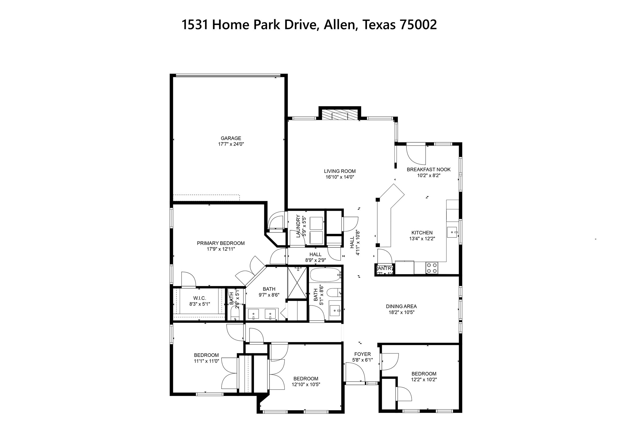 1531 Home Park Drive Allen TX 75002