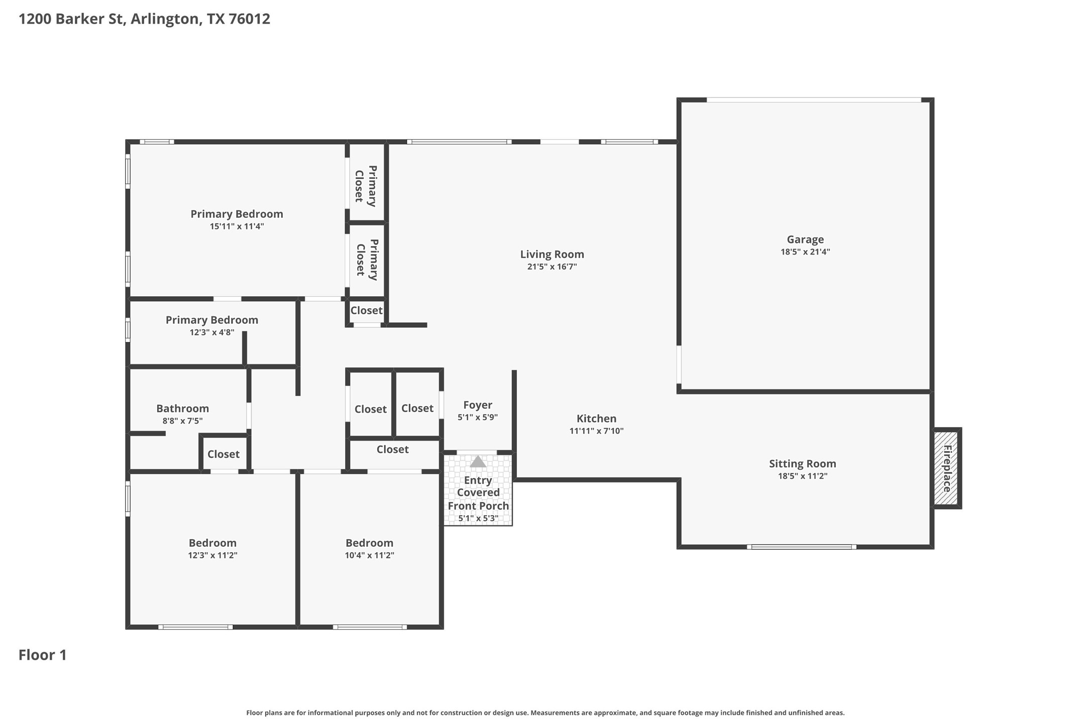 1200 Barker Street Arlington TX 76012