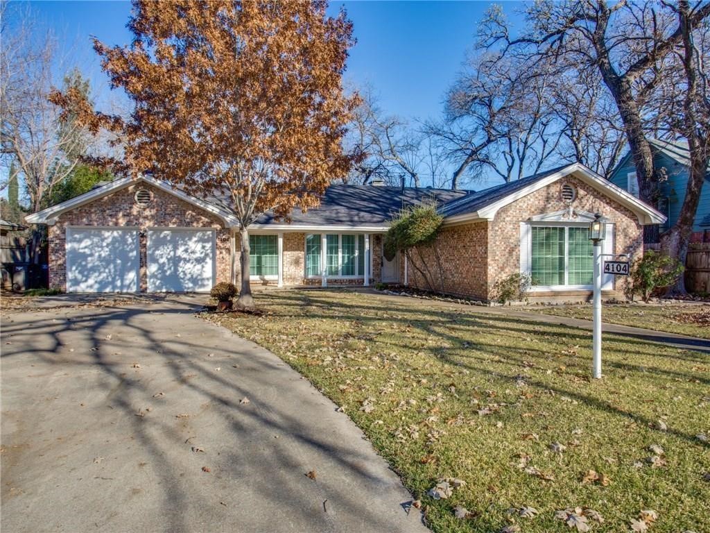 4104 Hartwood Drive Fort Worth TX 76109