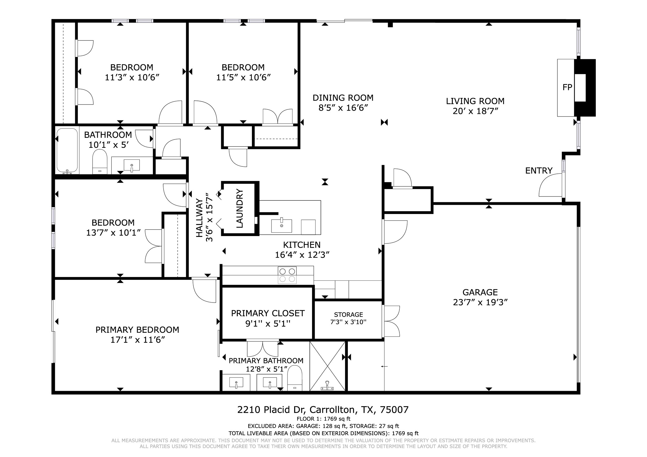 2210 Placid Drive Carrollton TX 75007