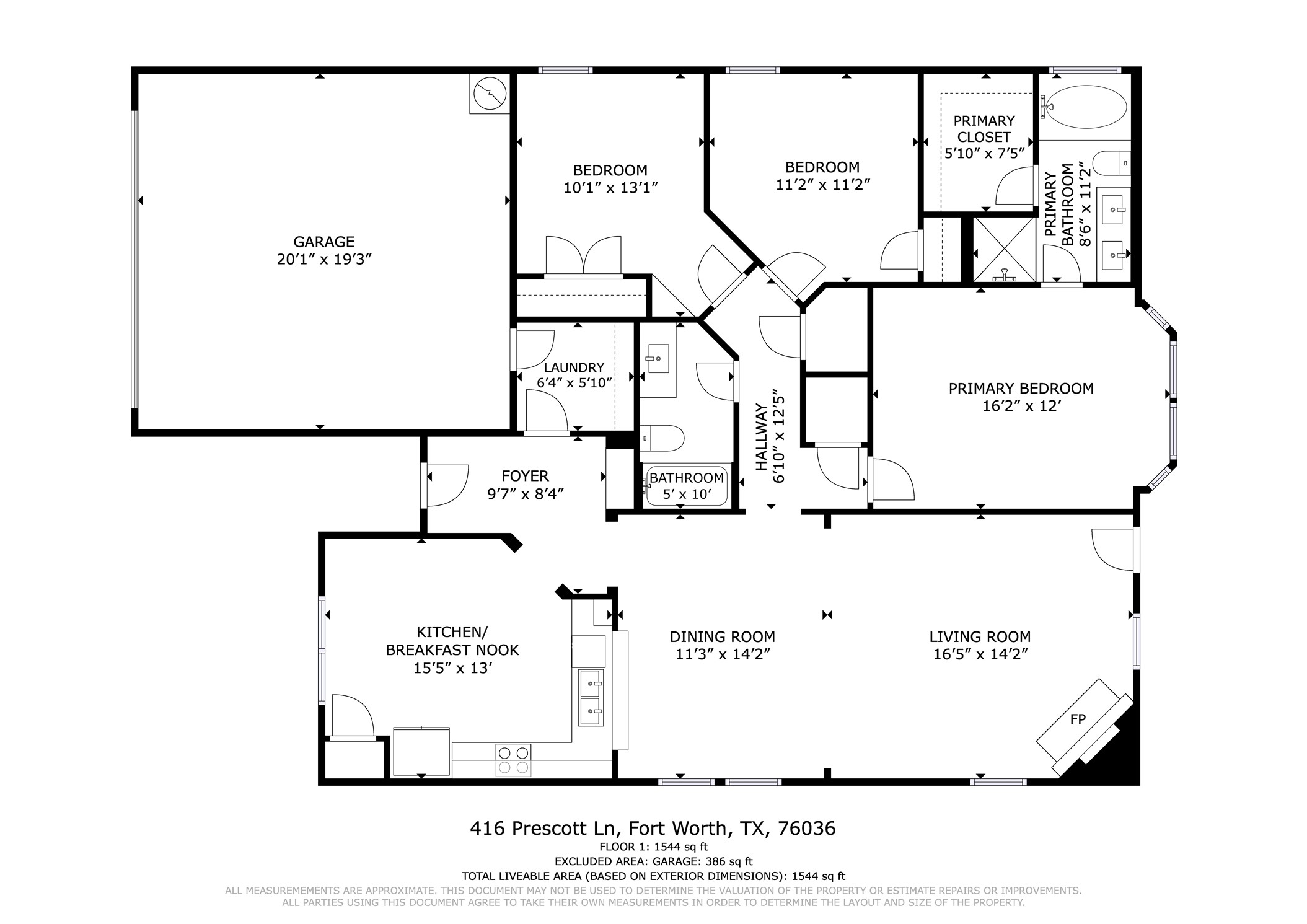 416 Prescott Lane Fort Worth TX 76036