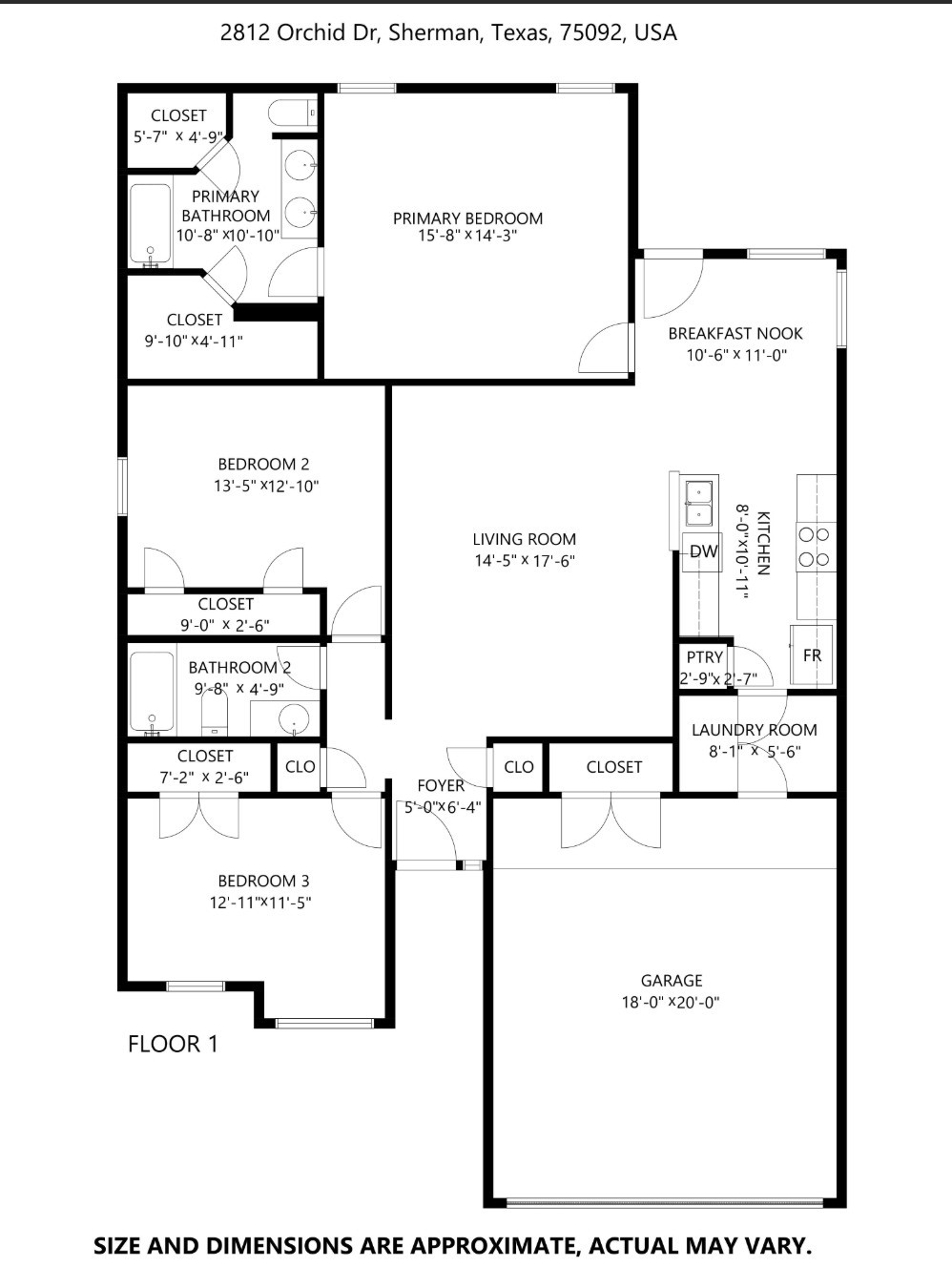 2812 Orchid Drive Sherman TX 75092