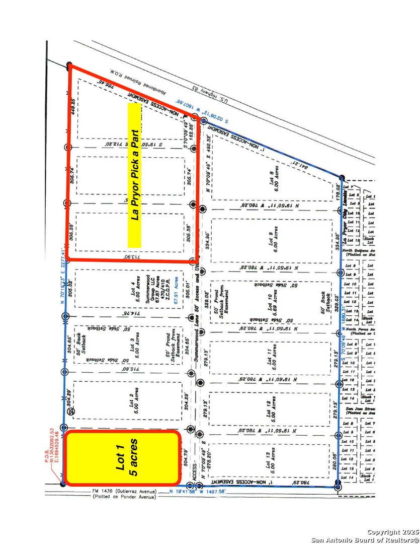 Lot 1 Summerwood Lane La Pryor TX 78872