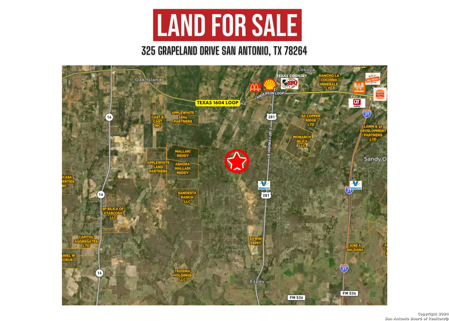 325 Grapeland Drive Tract 2 San Antonio TX 78264