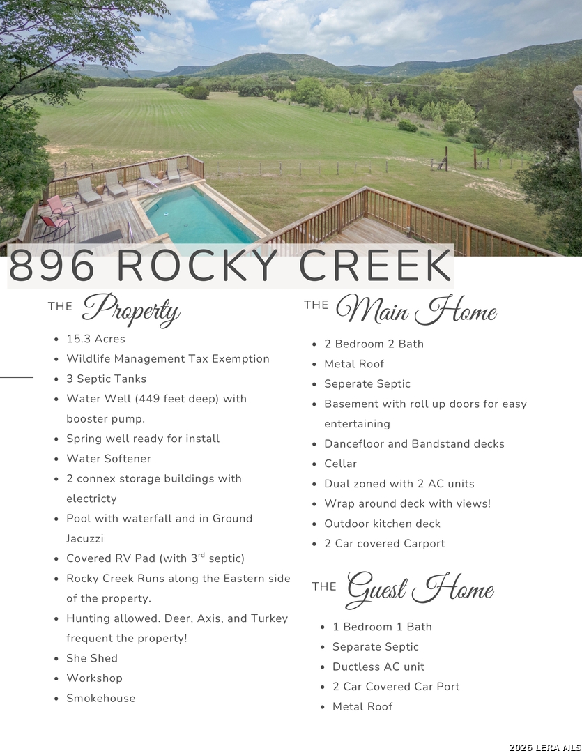 896 Rocky Creek Road Medina TX 78055