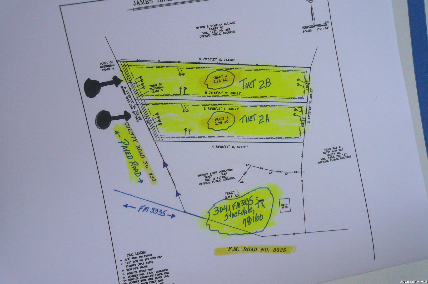 2.26 Acres (tract 2a) Fm 3335 Stockdale TX 78160