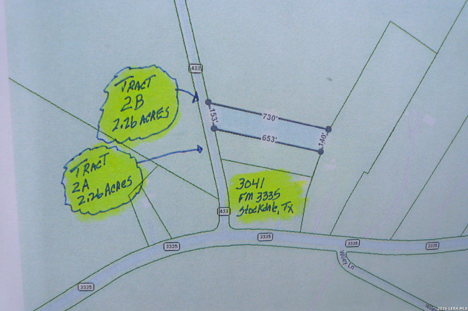 2.26 Acres (tract 2a) Fm 3335 Stockdale TX 78160