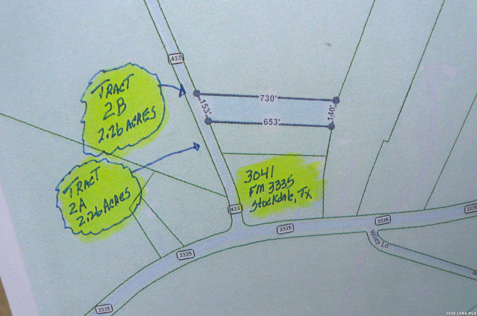 2.26 Acres (tract 2a) Fm 3335 Stockdale TX 78160