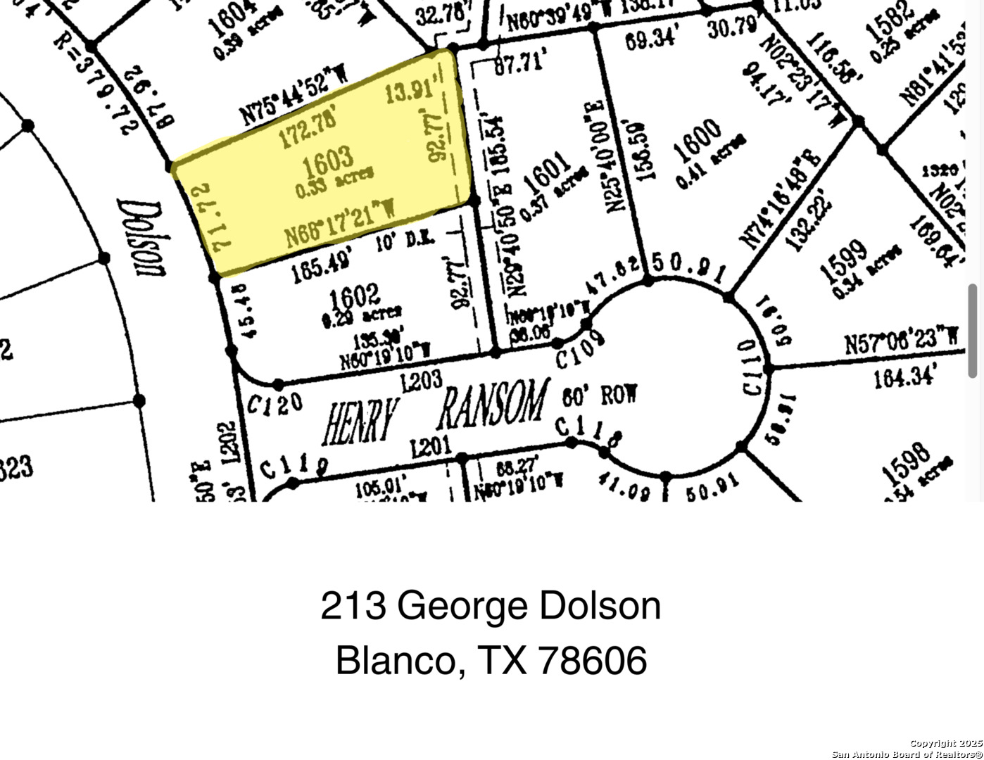 213 George Dolson Blanco TX 78606