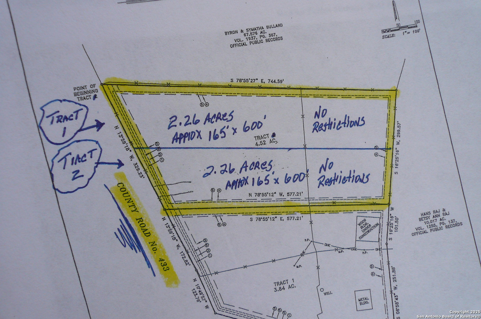 2.26 Acres (tract 1) Cr 433 Stockdale TX 78160