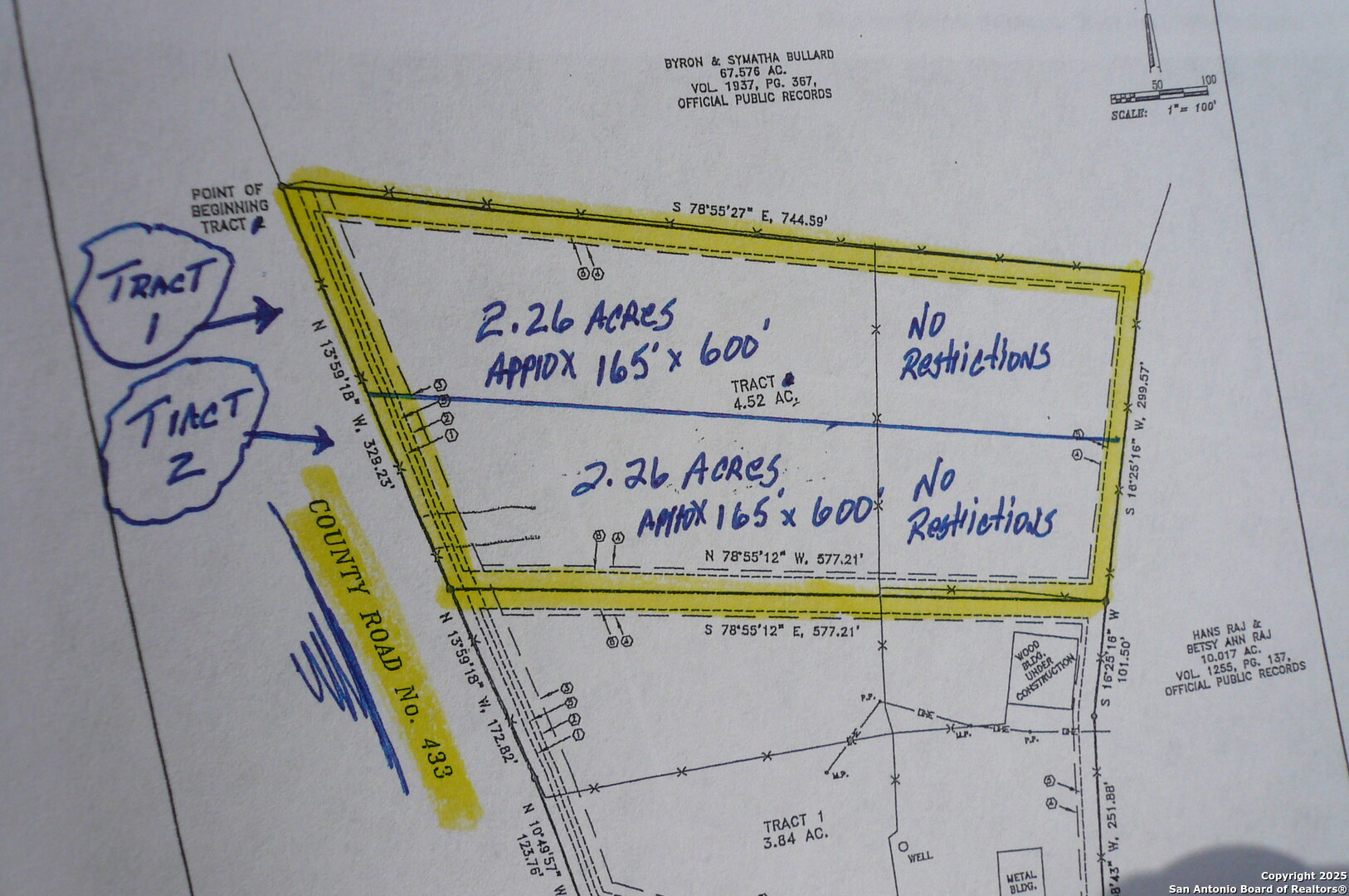 2.26 Acres (tract 1) Cr 433 Stockdale TX 78160
