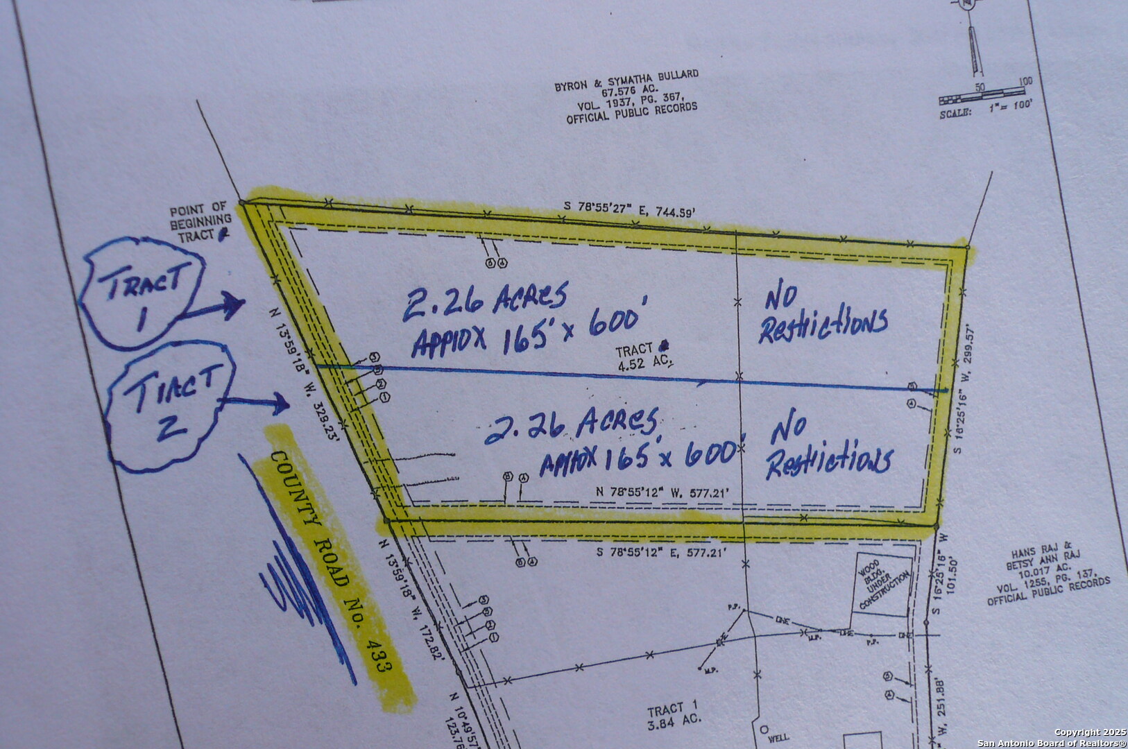 2.26 Acres (tract 1) Cr 433 Stockdale TX 78160