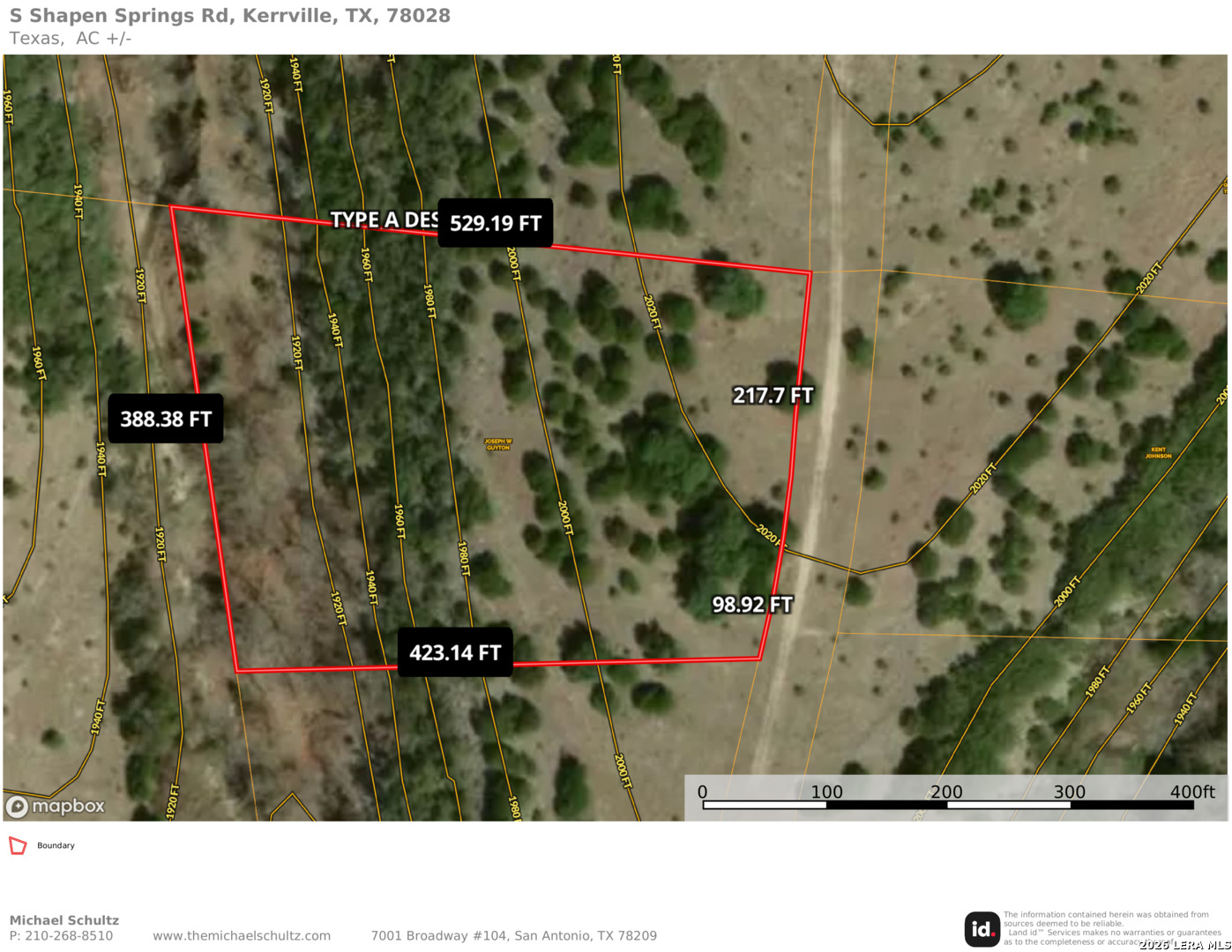 Tbd S Shapen Springs Kerrville TX 78028