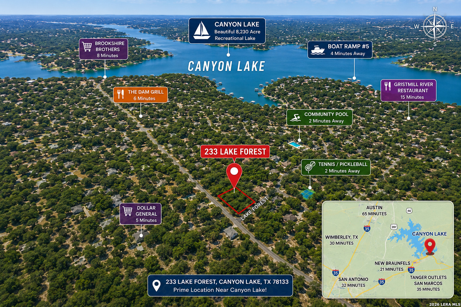 233 Lake Forest Canyon Lake TX 78133