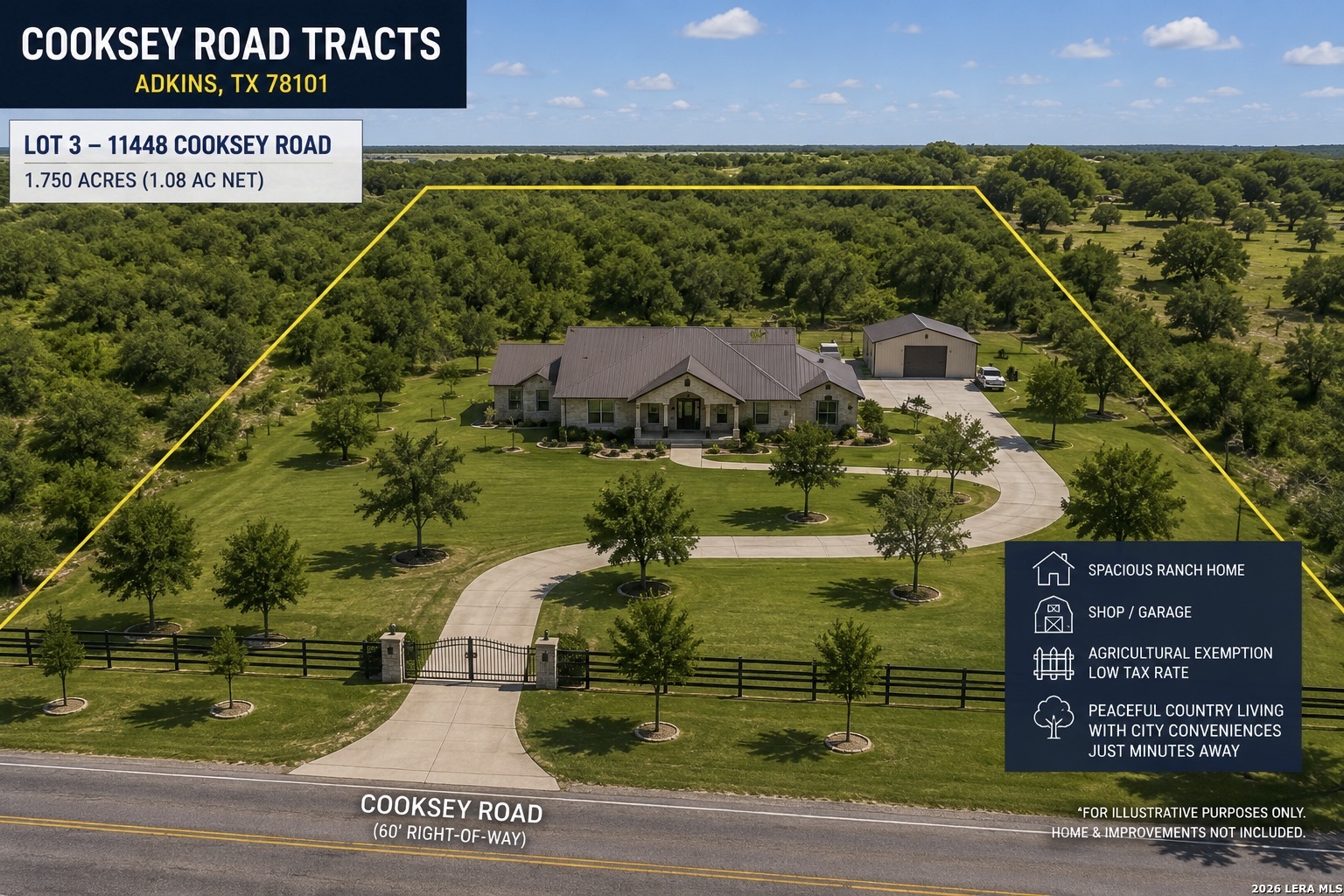 11412 Cooksey Road Adkins TX 78101