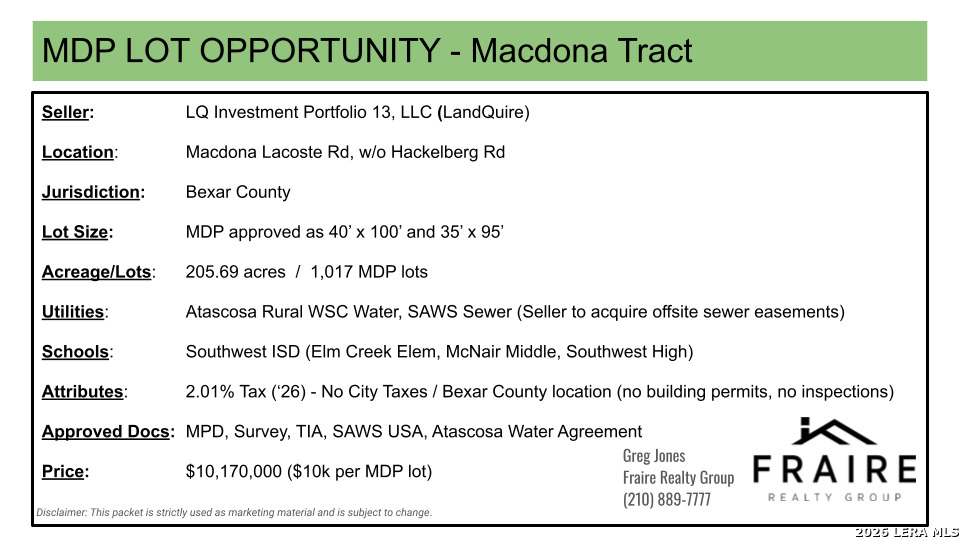 12214 Macdona Lacoste San Antonio TX 78002