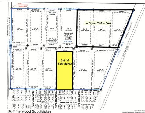 LOT 10 Summerwood Lane La Pryor TX 78872