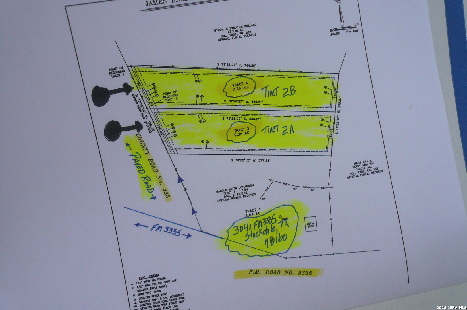 2.26 Acres (tract 2b) Fm 3335 Stockdale TX 78160