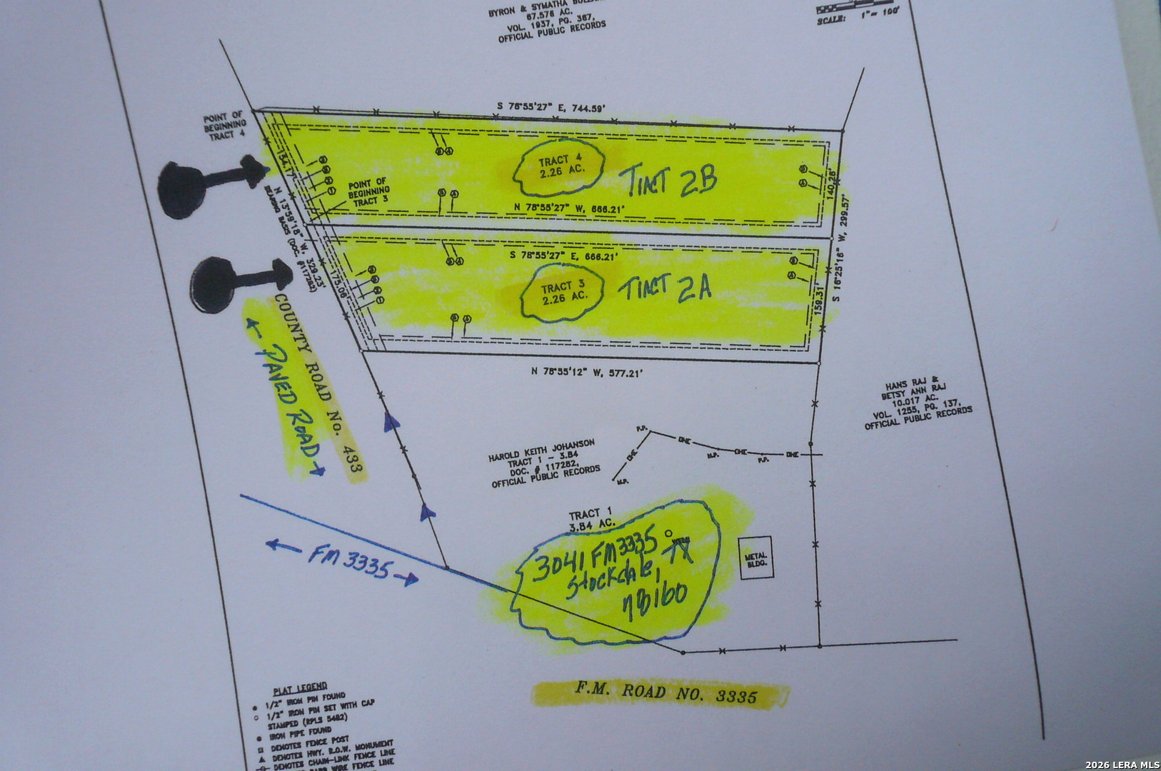 2.26 Acres (tract 2b) Fm 3335 Stockdale TX 78160