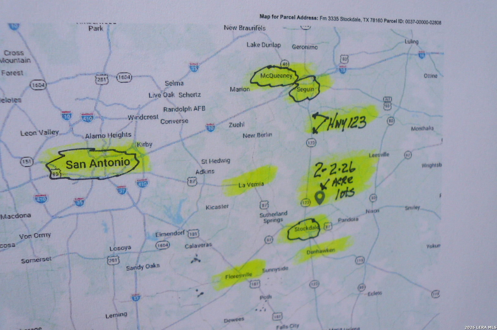 2.26 Acres (tract 2b) Fm 3335 Stockdale TX 78160