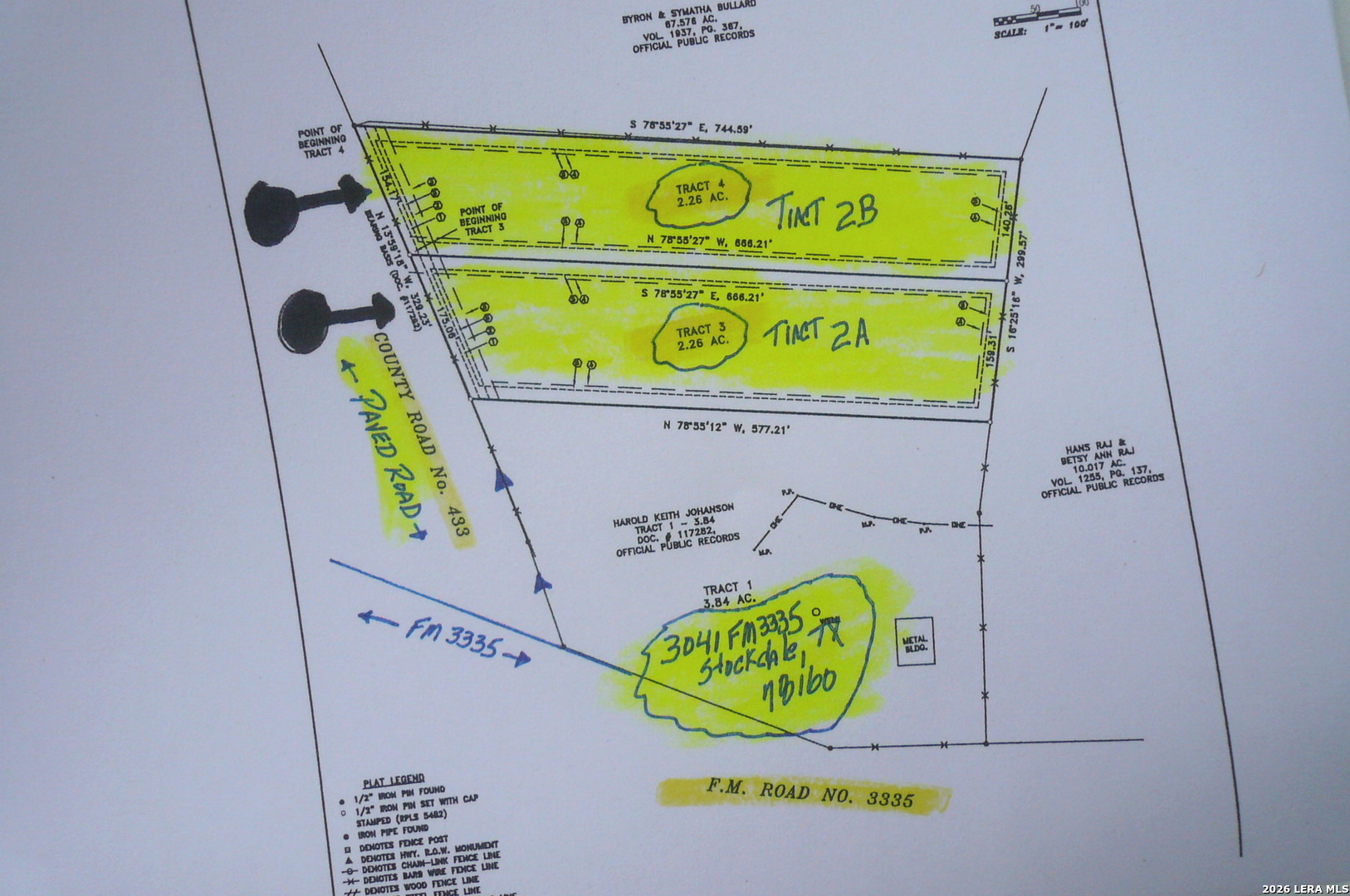 2.26 Acres (tract 2b) Fm 3335 Stockdale TX 78160