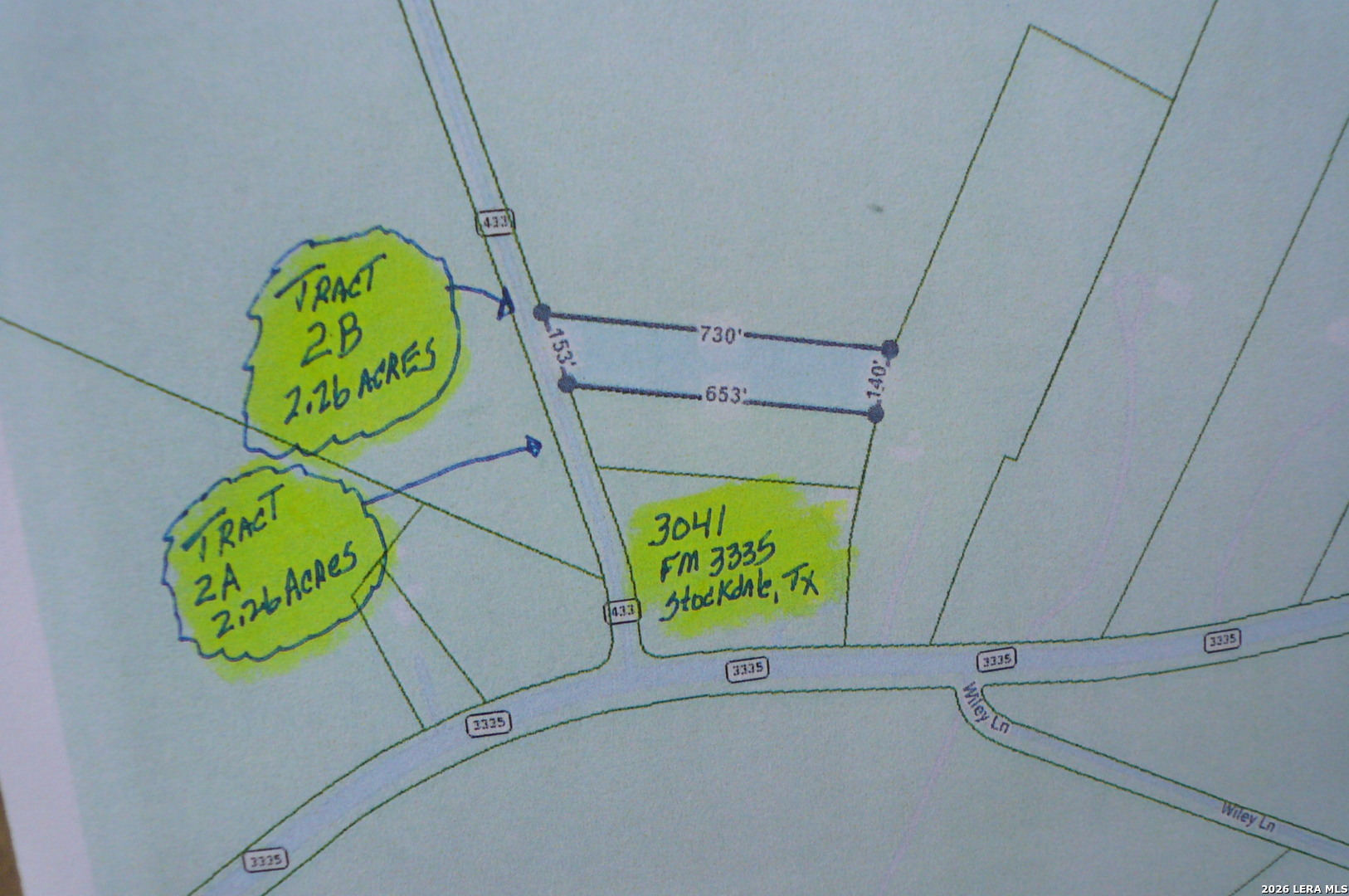 2.26 Acres (tract 2b) Fm 3335 Stockdale TX 78160