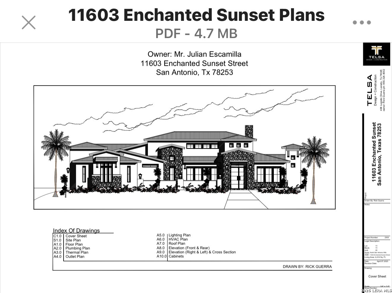 11603 Enchanted Sunset Street San Antonio TX 78253
