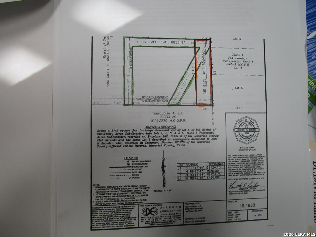 2556 (REAR) Fox Place-back Area-vacant Land Eagle Pass TX 78852