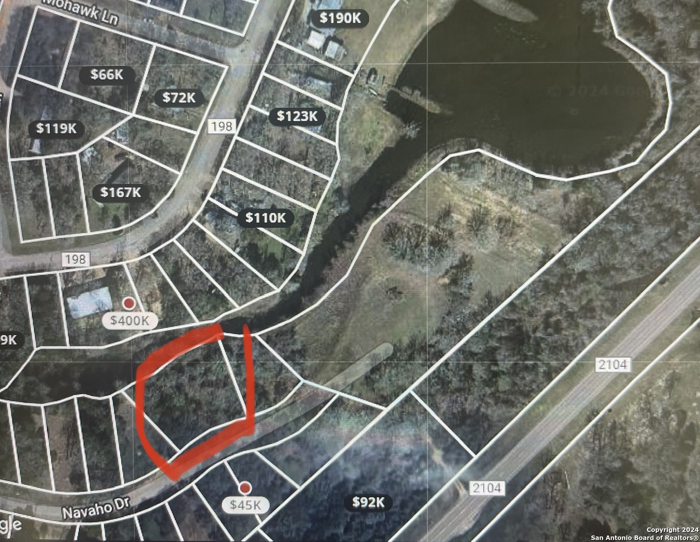 Tbd Navajo Drive Smithville TX 78957