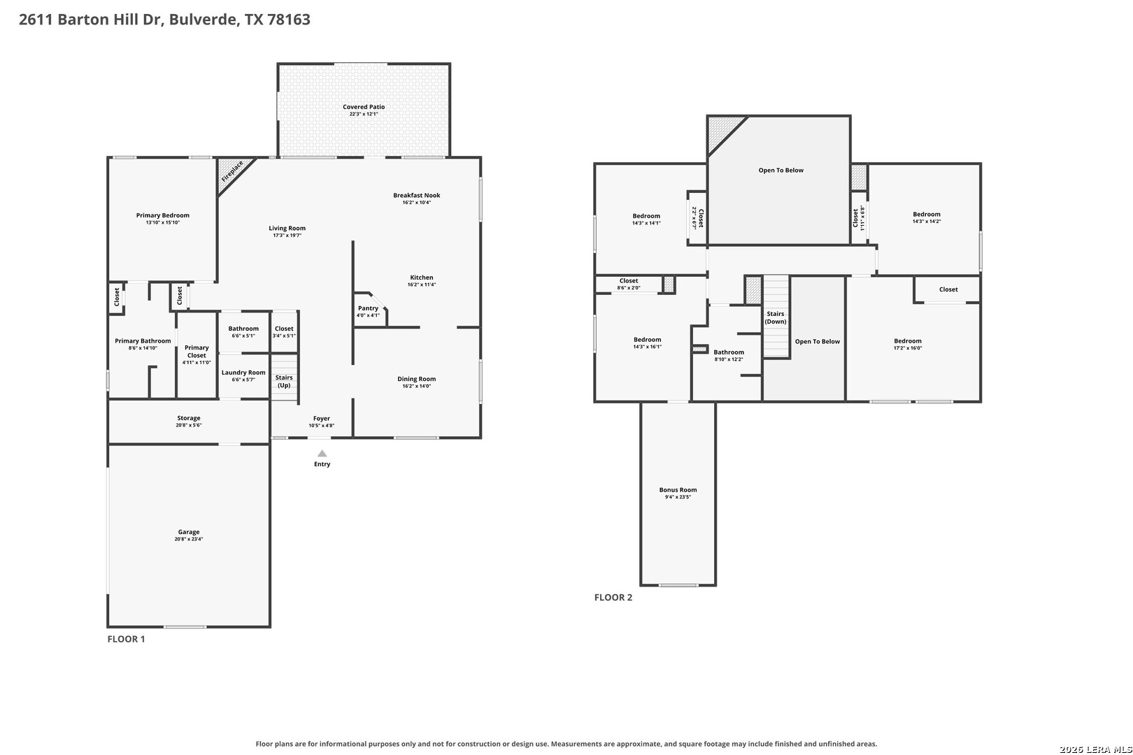2611 Barton Hill Drive Bulverde TX 78163