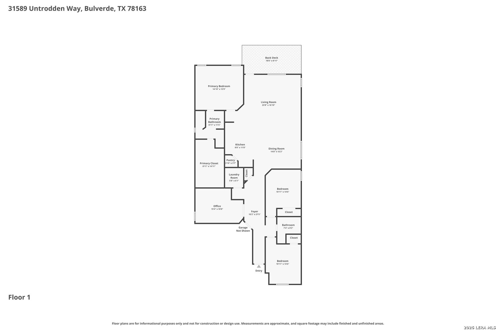31589 Untrodden Bulverde TX 78163