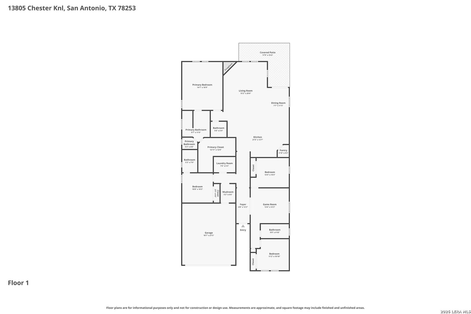 13805 Chester Knoll San Antonio TX 78253