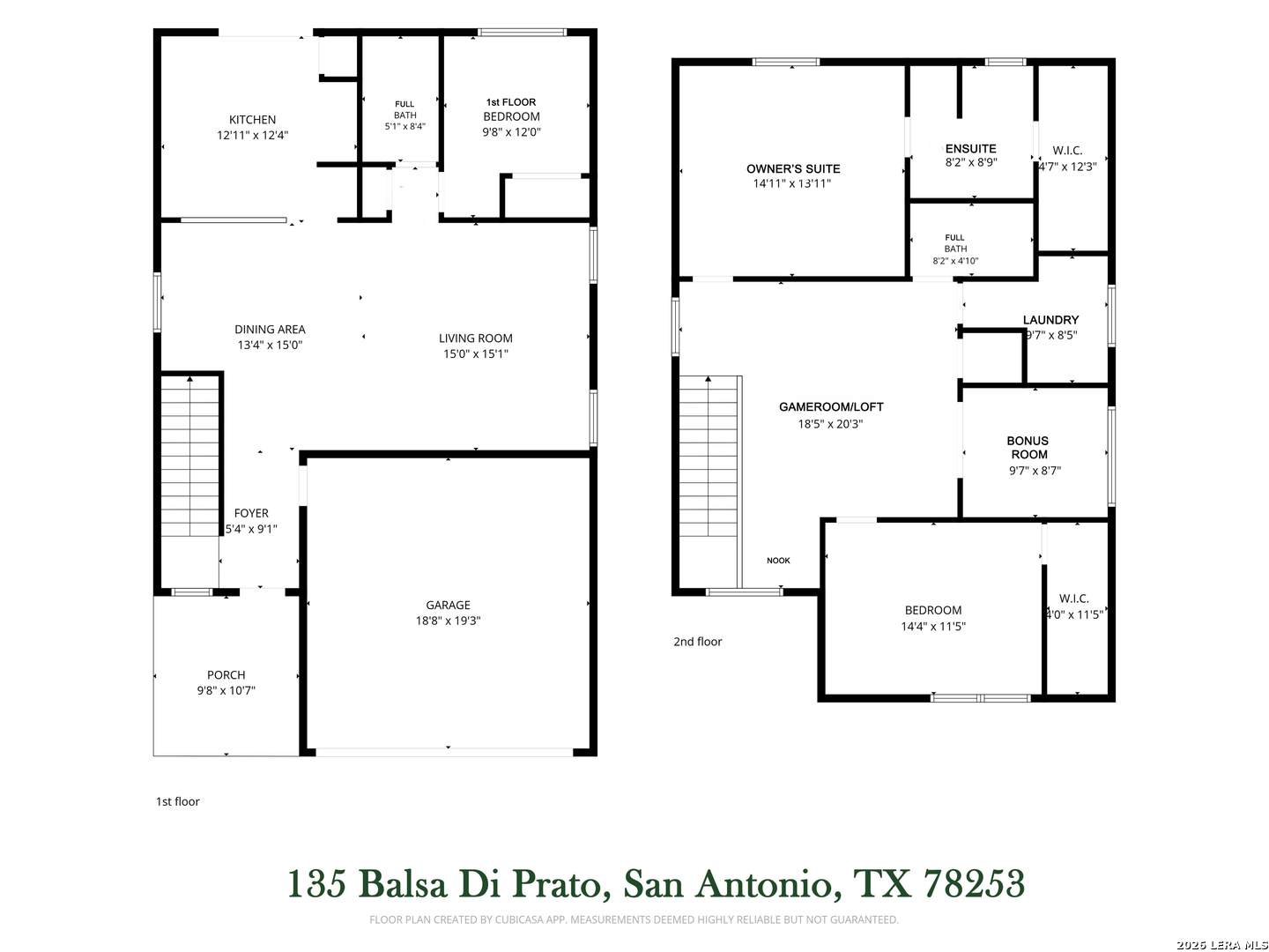 135 Balsa Di Prato San Antonio TX 78253
