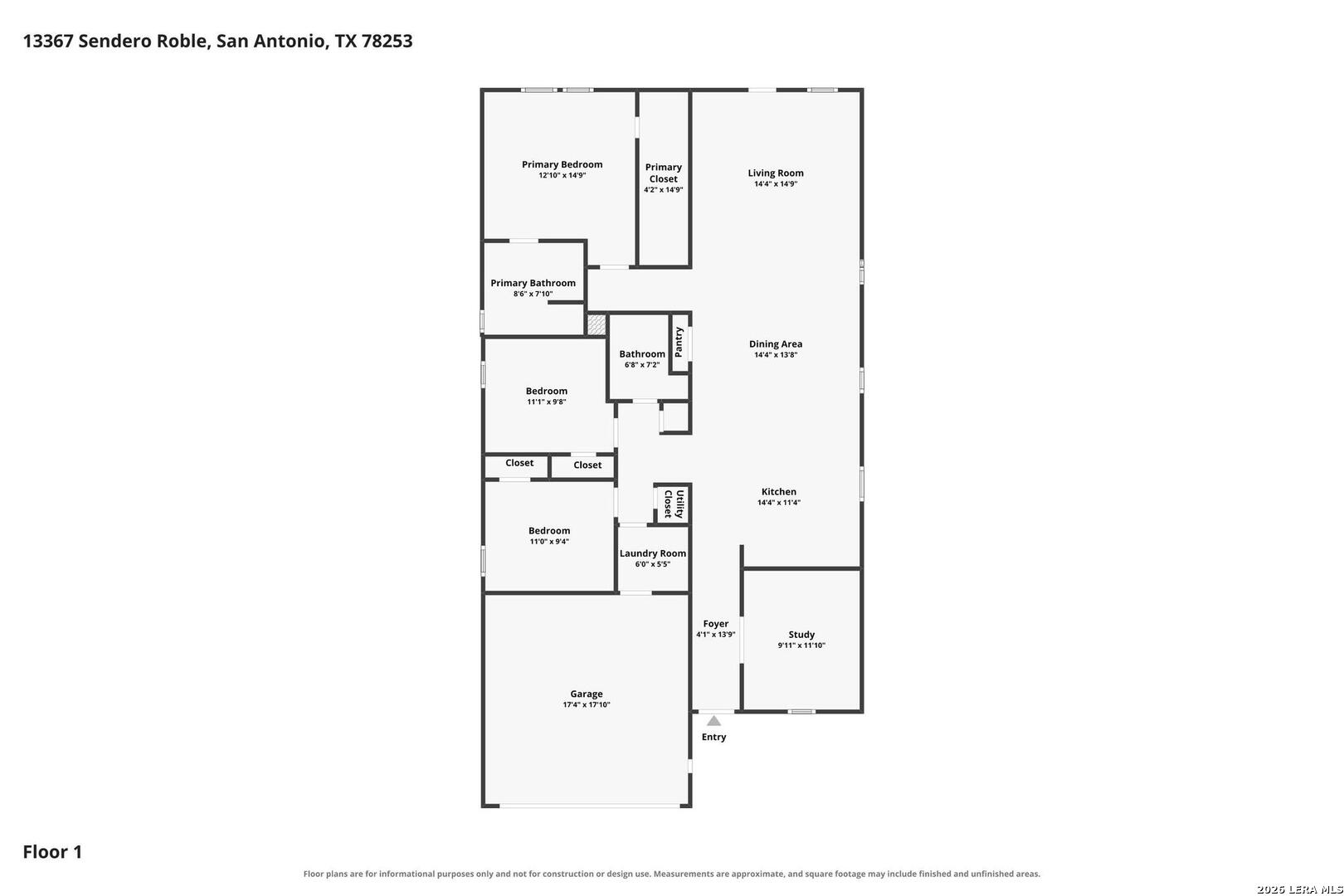 13367 Sendero Roble San Antonio TX 78253
