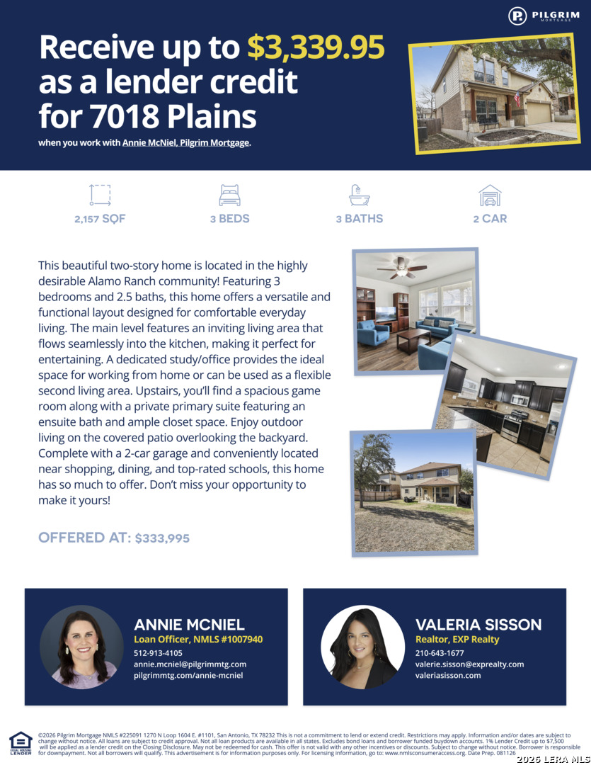 7018 Plains San Antonio TX 78253