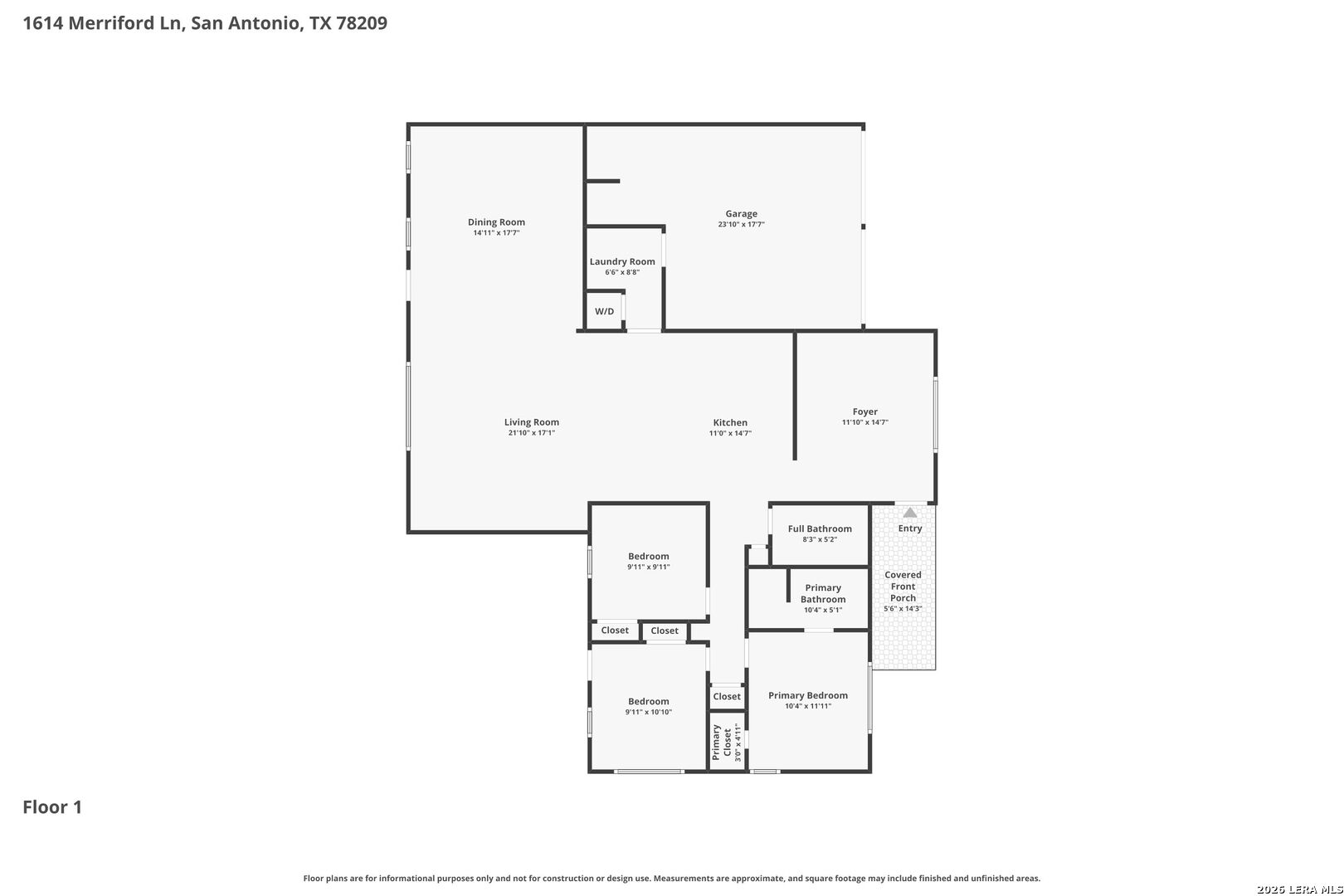 1614 Merriford Lane San Antonio TX 78209