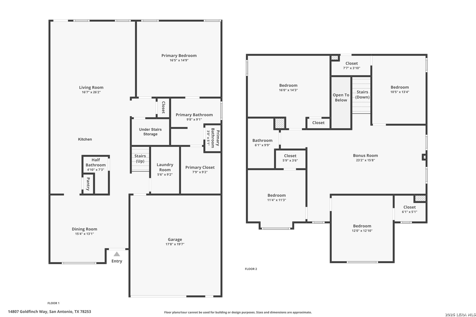 14807 Goldfinch Way San Antonio TX 78253