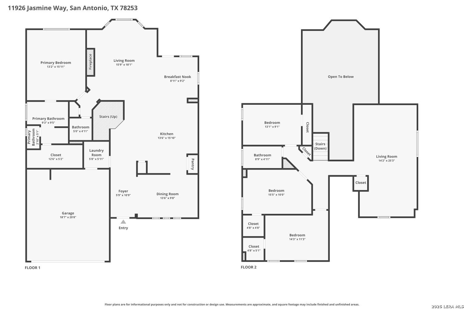 11926 Jasmine San Antonio TX 78253