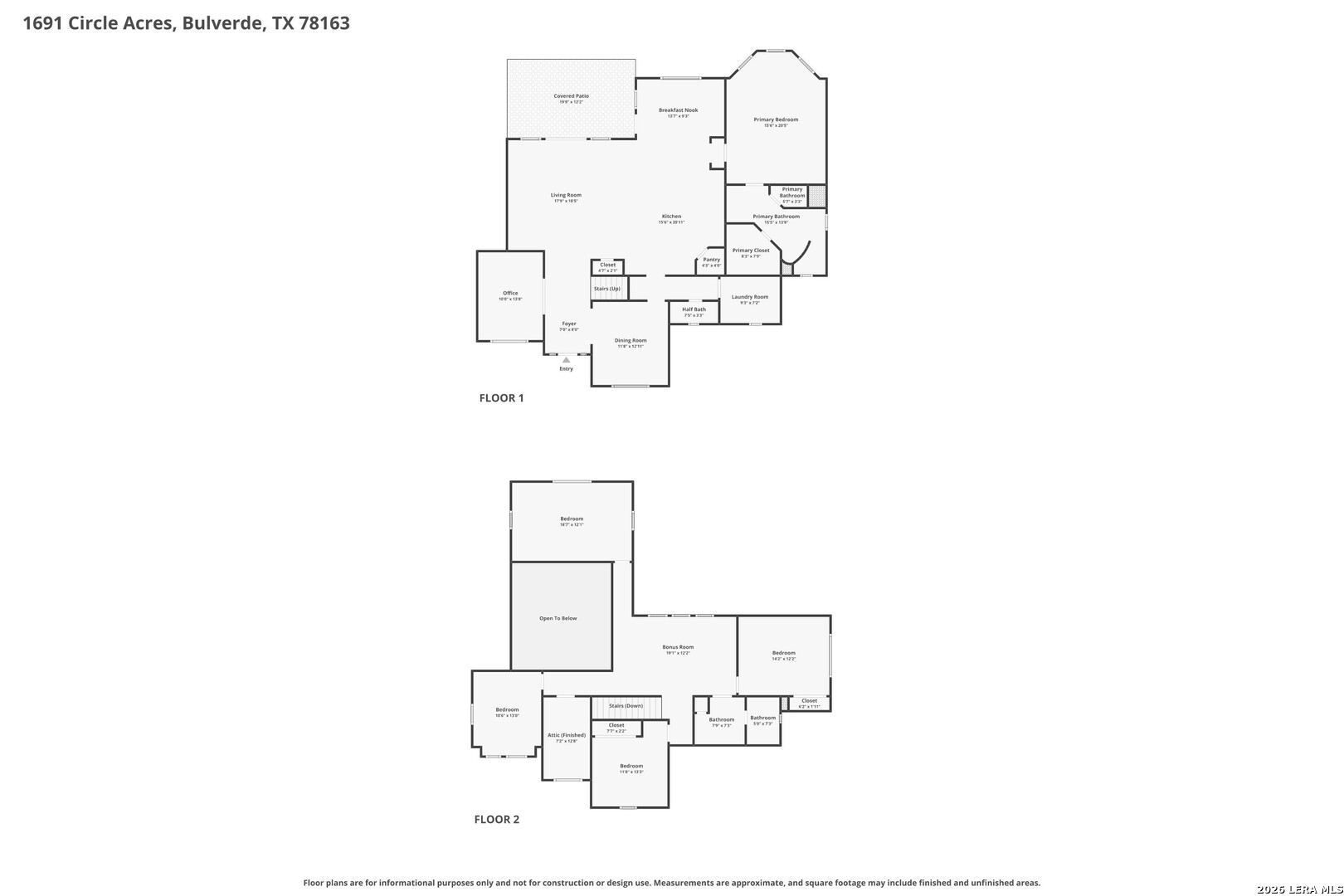 1691 Circle Acres Bulverde TX 78163