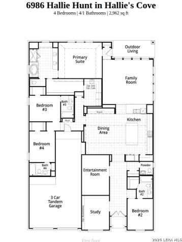 6986 Hallie Hunt Schertz TX 78154