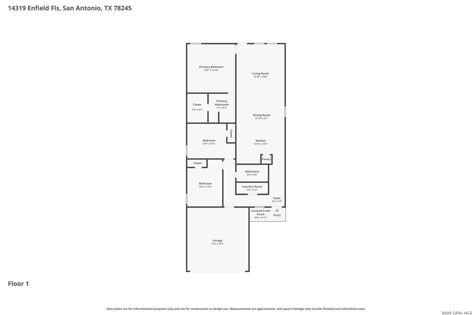14319 Enfield Falls San Antonio TX 78245