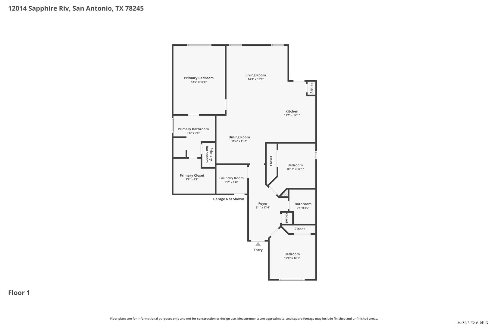 12014 Sapphire River San Antonio TX 78245