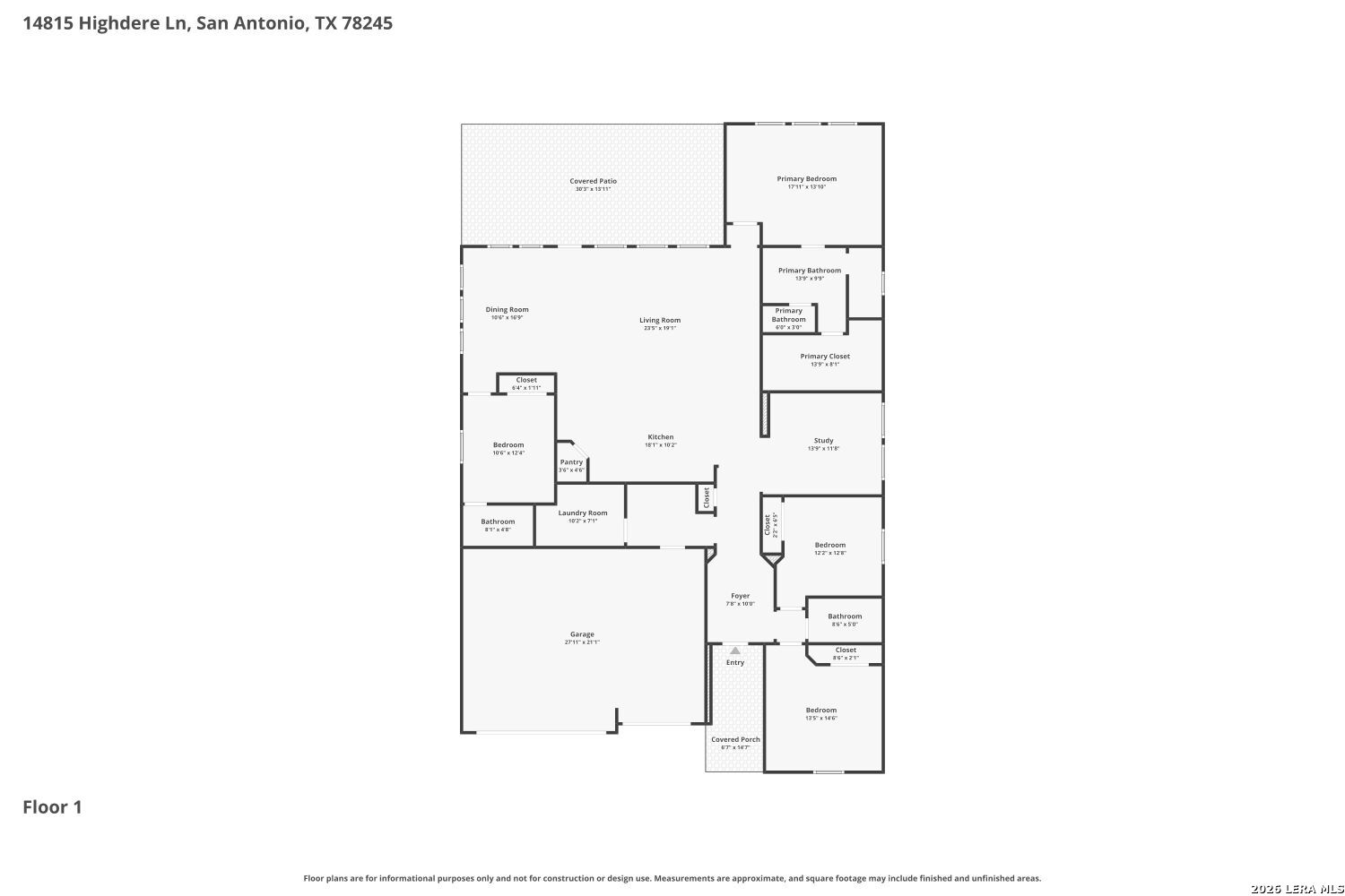 14815 Highdere Lane San Antonio TX 78245