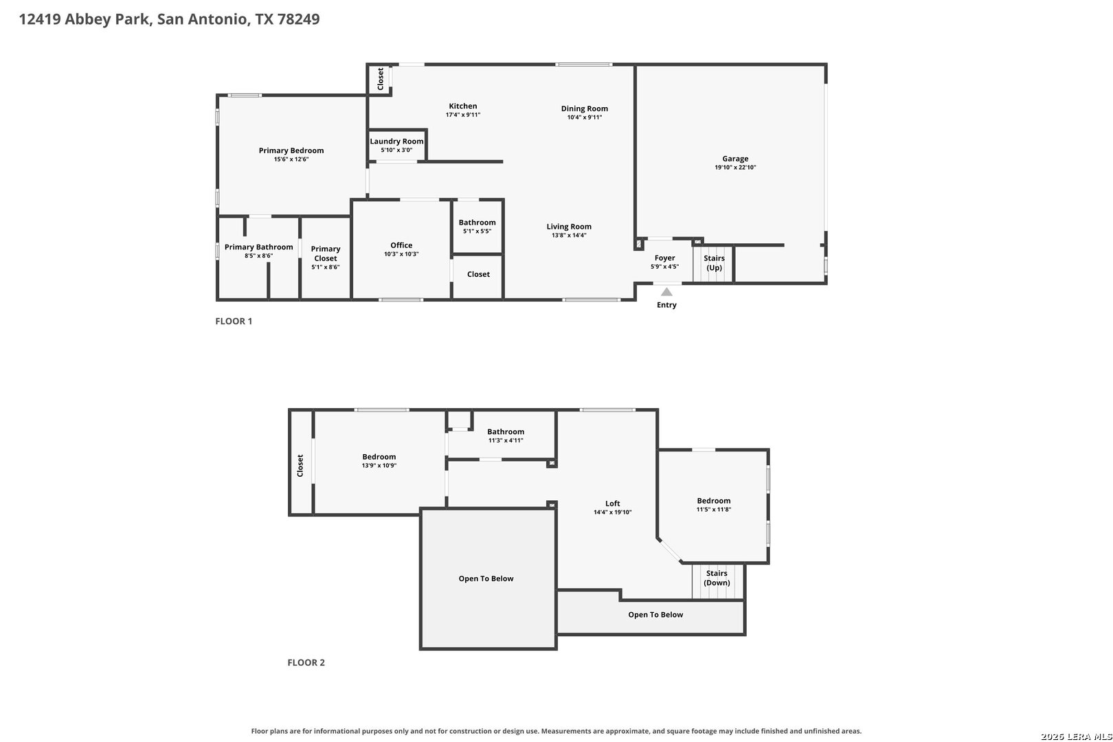 12419 Abbey Park San Antonio TX 78249