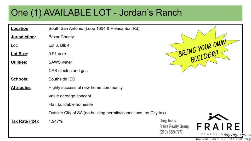 21131 Jordans Ranch Way San Antonio TX 78264