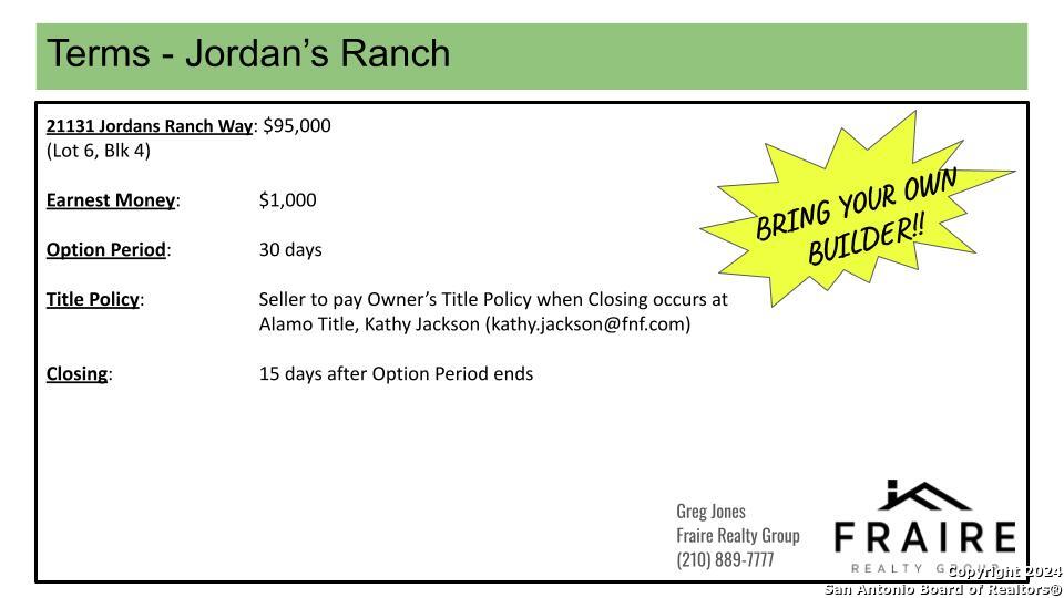 21131 Jordans Ranch Way San Antonio TX 78264