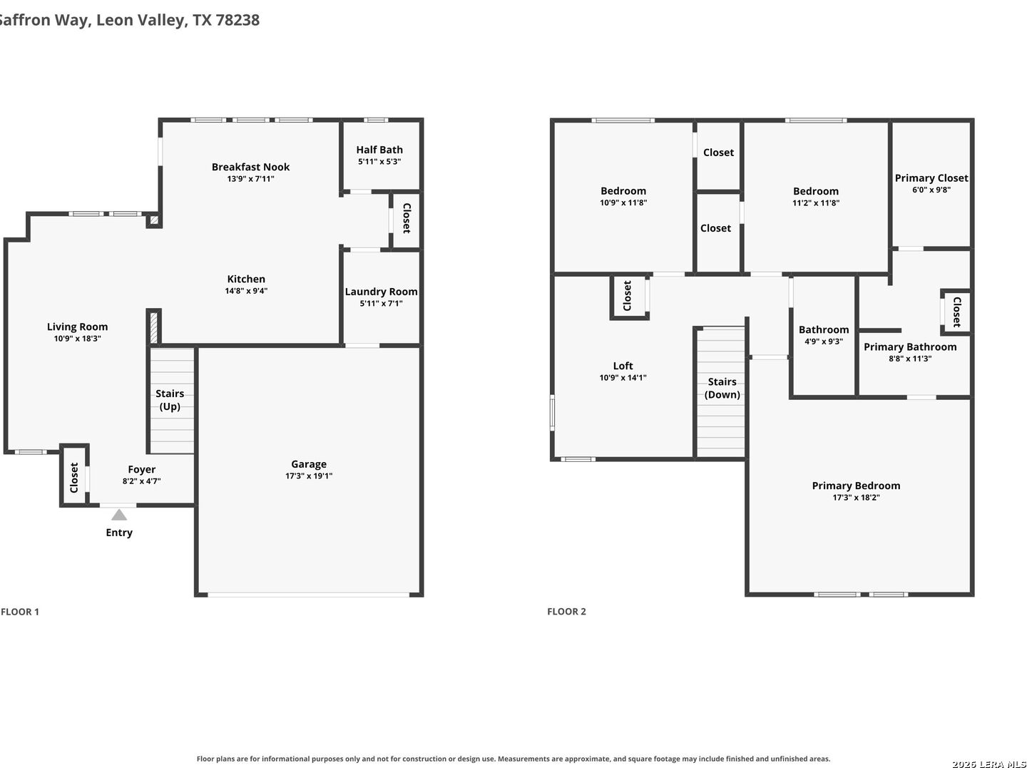 5512 Saffron Way Leon Valley TX 78238