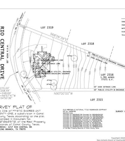 1217 Rio Central Drive Spring Branch TX 78070