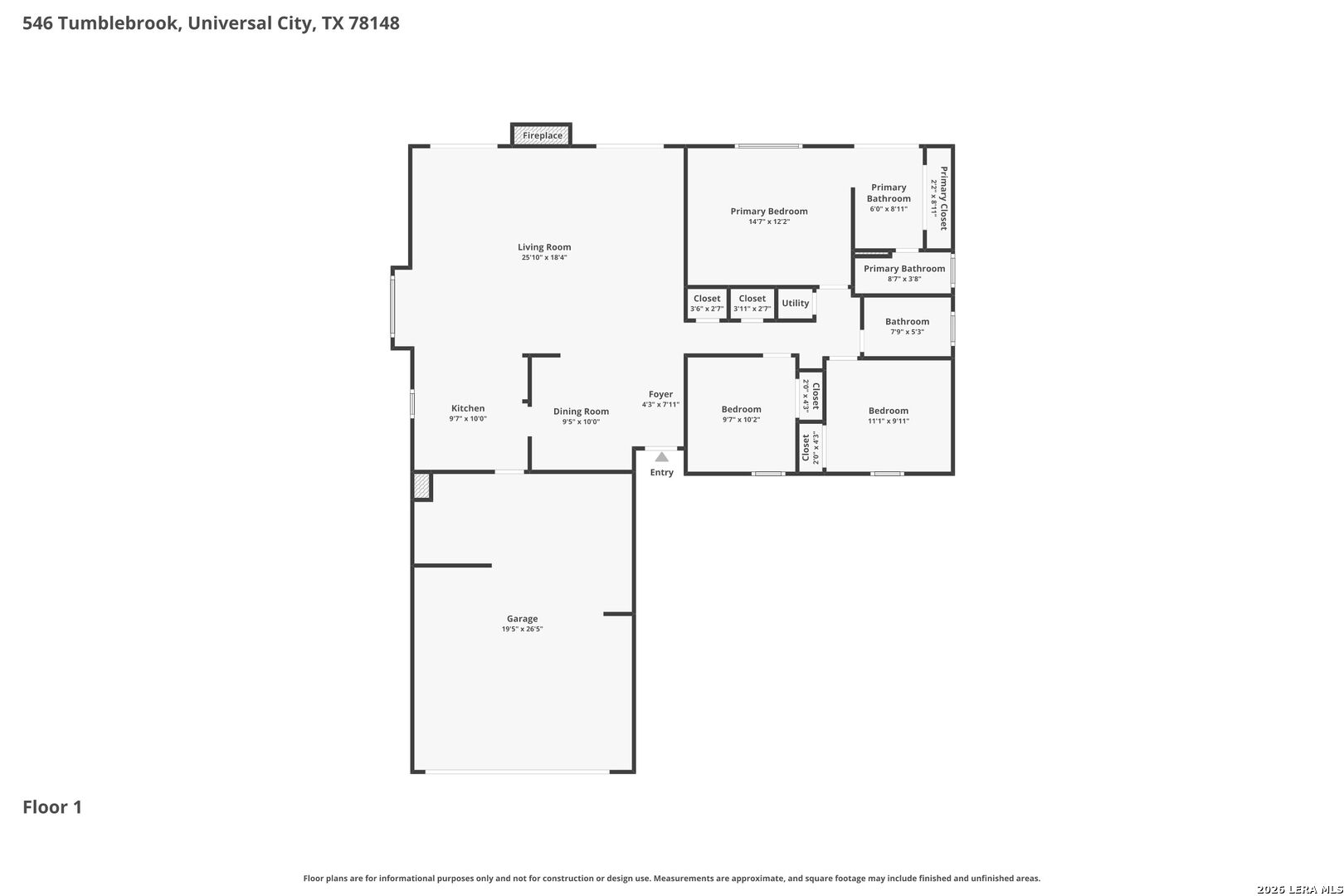 546 Tumblebrook Universal City TX 78148