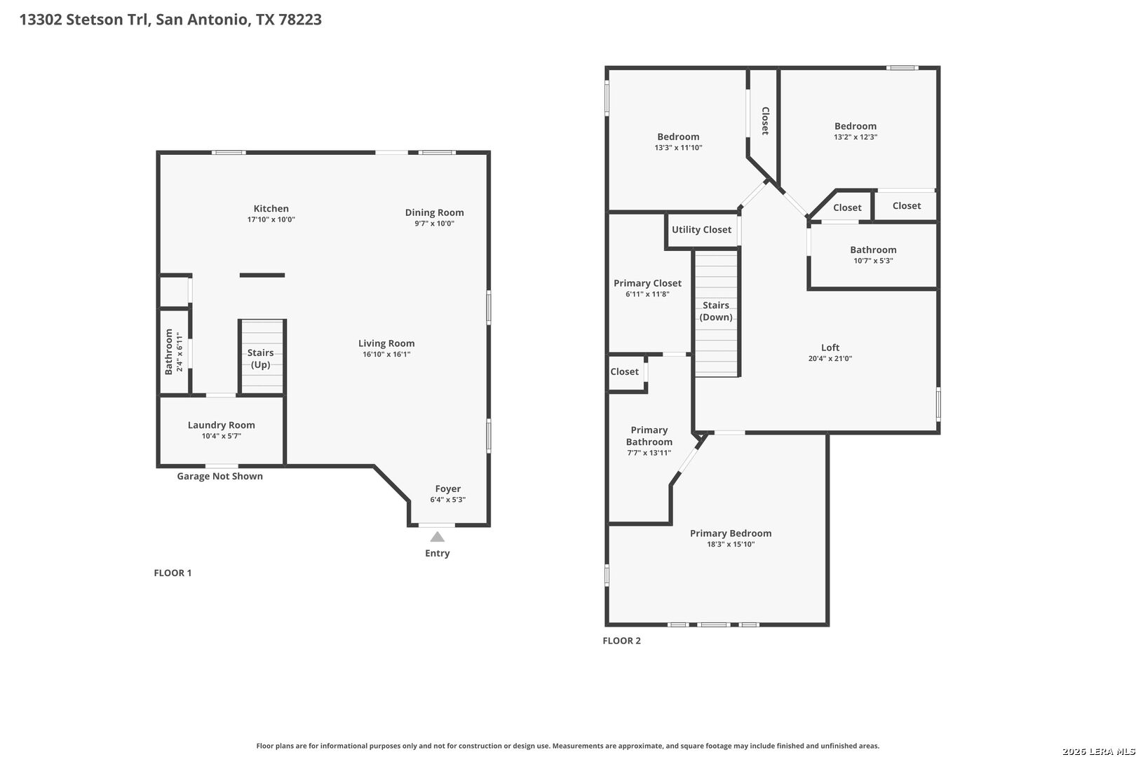 13302 Stetson Trail San Antonio TX 78223